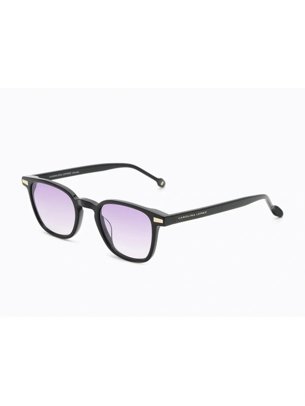 Carolina Lemke Berlin Eyewear - Tio Black, Shiny + Free Luxury Premium Case (CL9